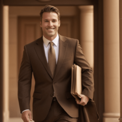 a men walking towards camera